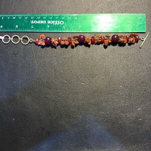 Ruby And Goldstone Bracelet